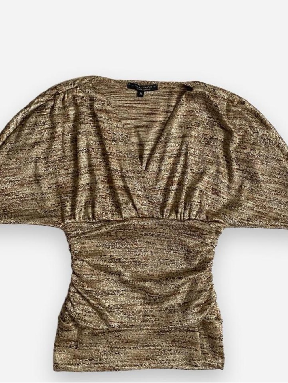 Vintage Y2K light brown slouchy knit top
